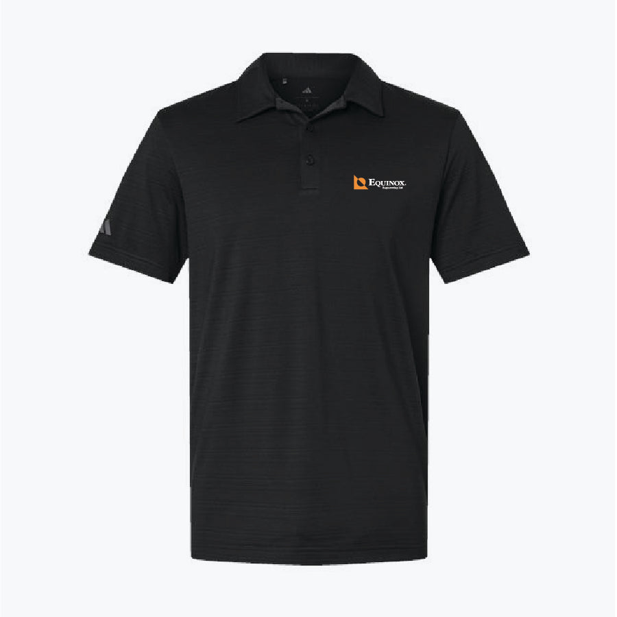 Adidas Men's Textured Stripe Polo