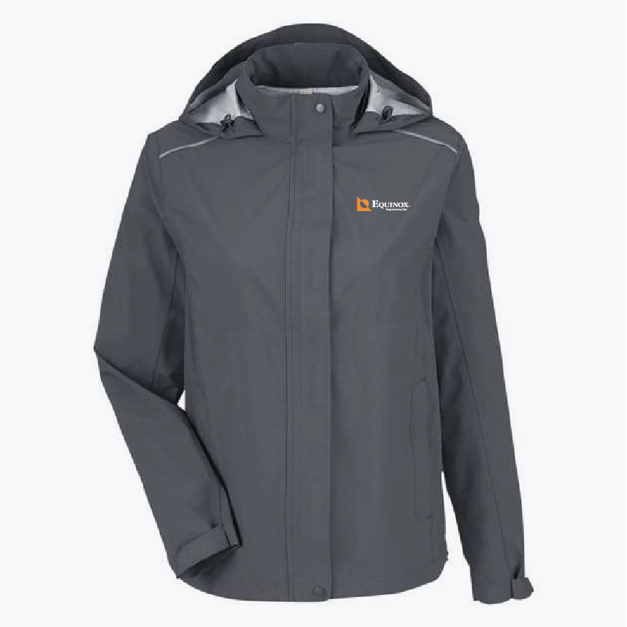 Core365 Women's Packable Rain Jacket