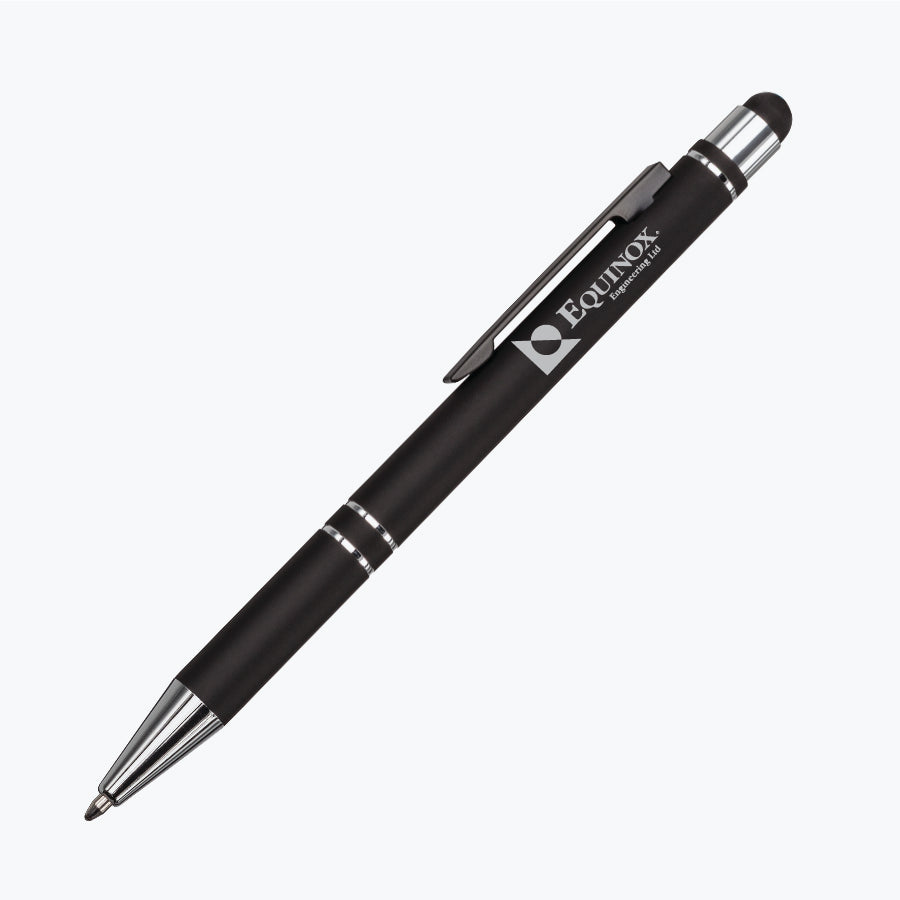 Scroll Metal Ballpoint Pen & Stylus