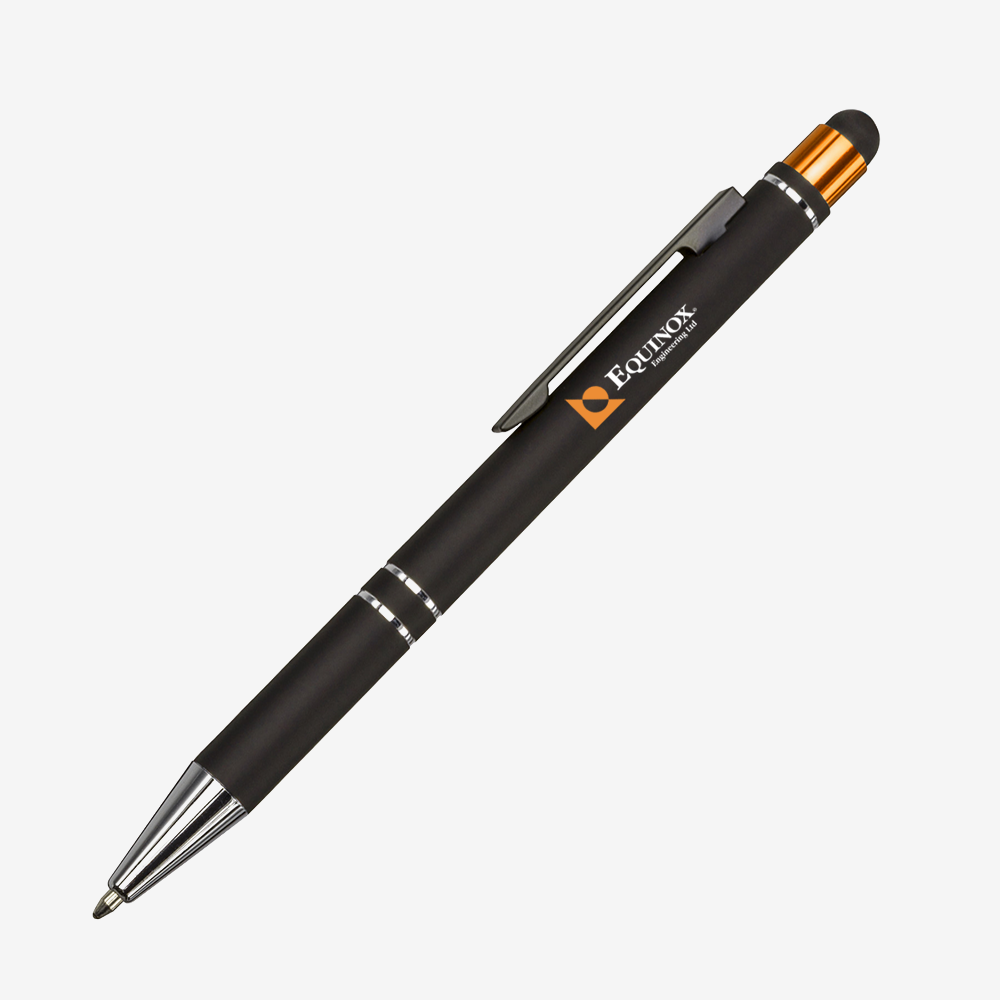 Scroll Metal Ballpoint Pen & Stylus