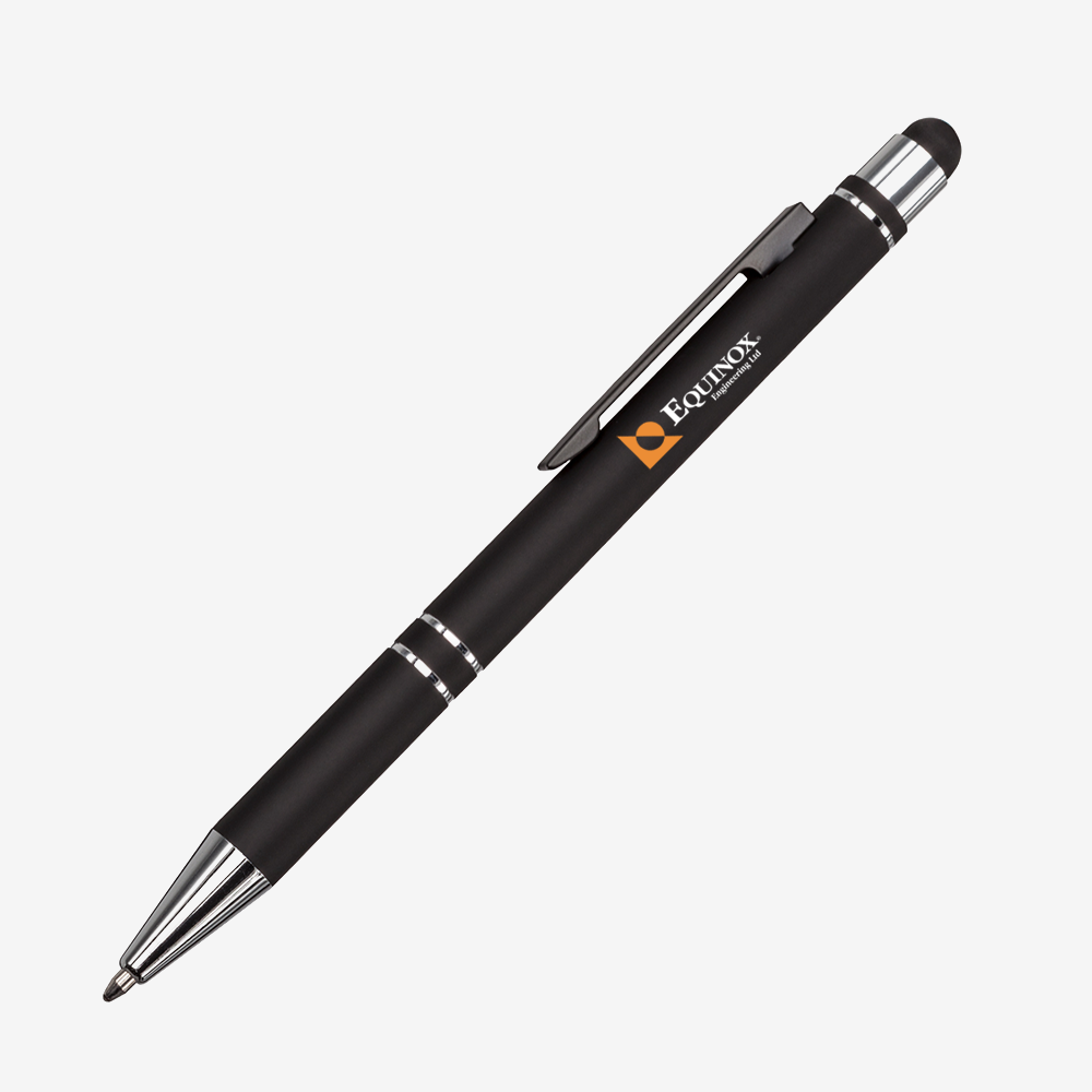 Scroll Metal Ballpoint Pen & Stylus